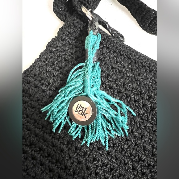 The Sak black hand-crocheted cross-body.bag - Picture 4 of 4